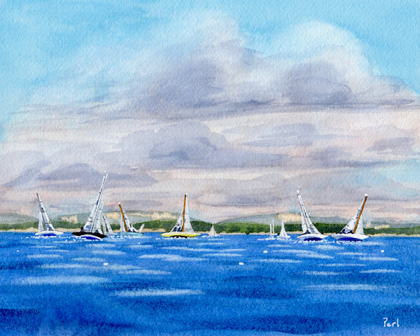 Regatta off Mount Desert Island #10
