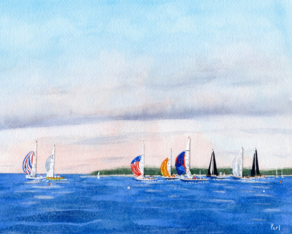 Regatta off Mount Desert Island #12