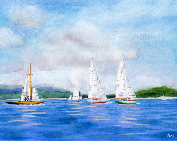 Regatta off Mount Desert Island #14