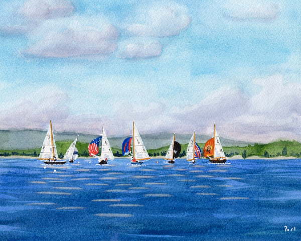 Regatta off Mount Desert Island #15