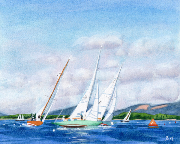 Regatta off Mount Desert Island #1