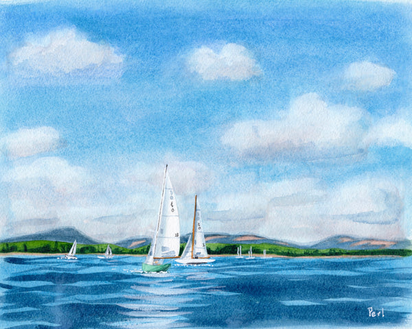 Regatta off Mount Desert Island #3