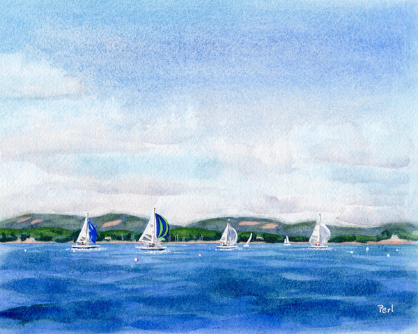 Regatta off Mount Desert Island #4