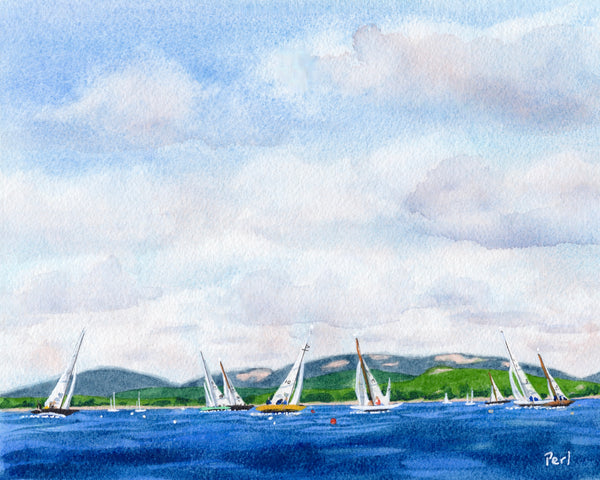 Regatta off Mount Desert Island #8