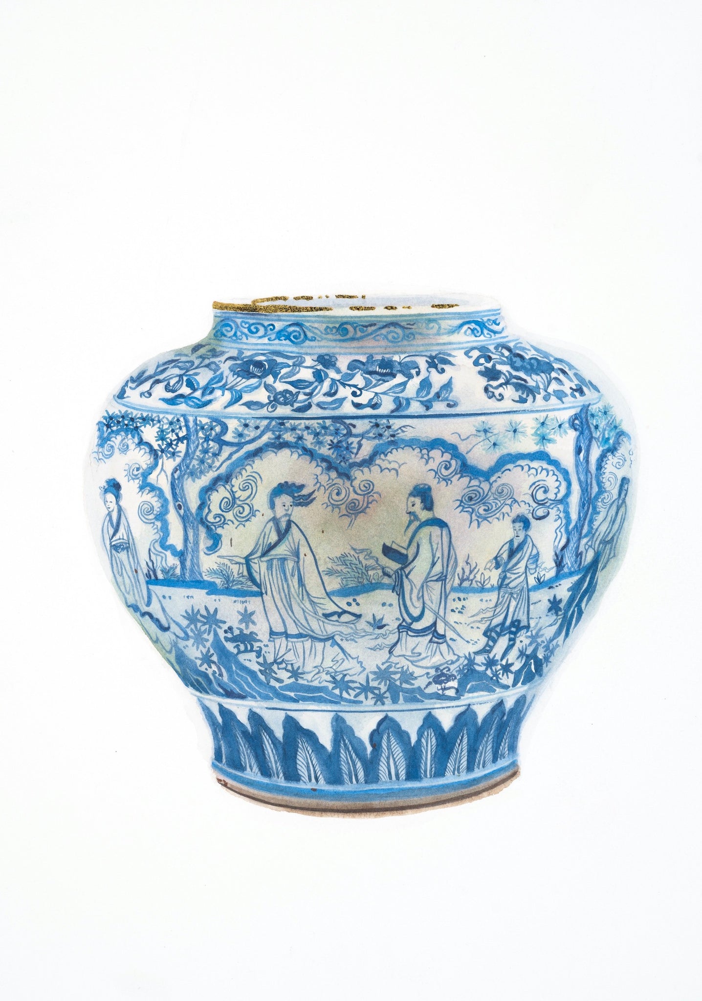 Jingdezhen Wine Jar from the Collection of the Victoria and Albert Museum